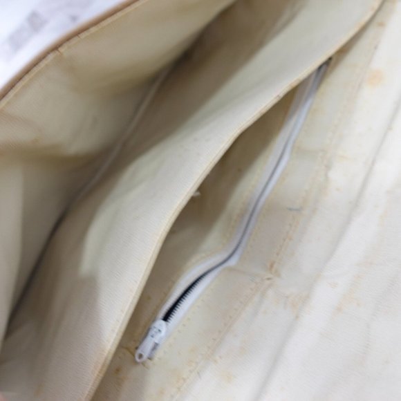 VINTAGE Leather Bag Beige Crossbody Snakeskin Sling Neutral Medium Purse Boho 90 - Picture 15 of 16